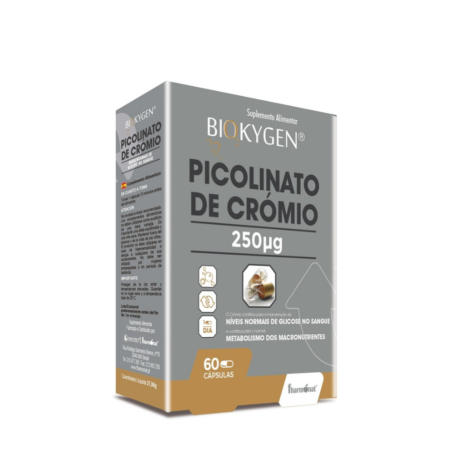 Biokygen Picolinato de Crómio Cápsulas x60