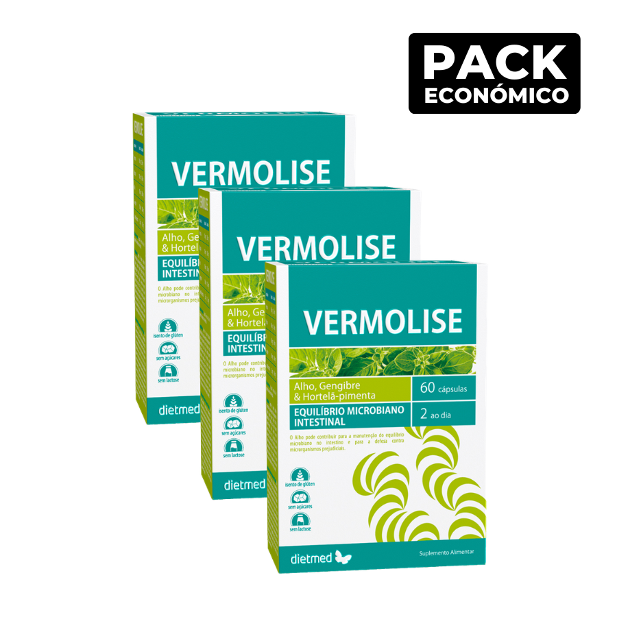 Cápsulas de Vermolise 3x60