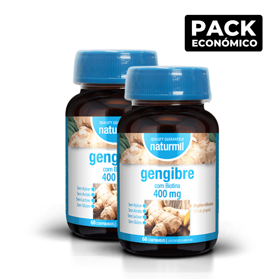 Naturmil Jengibre 400mg Comprimidos 2x60