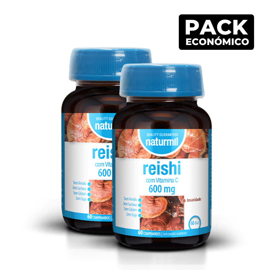 Naturmil Reishi 600mg Comprimidos 2x60