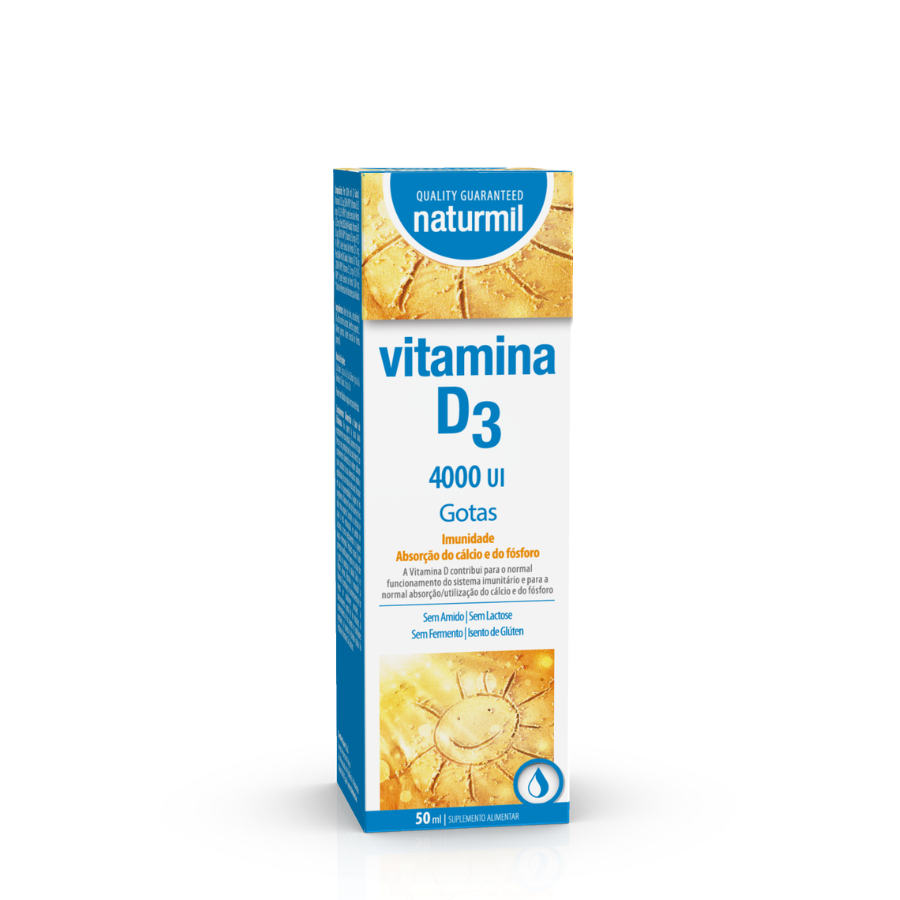 Naturmil Vitamin D3 4000 IU Drops 50ml