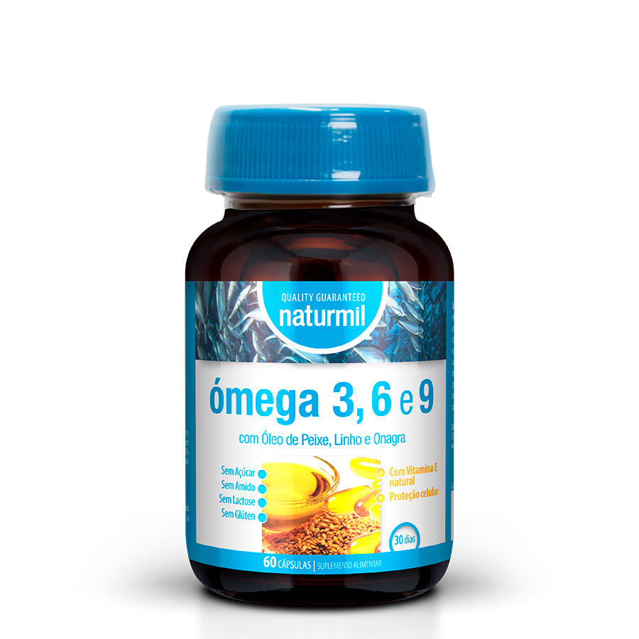 Naturmil Ómega 3, 6 e 9 Cápsulas x60