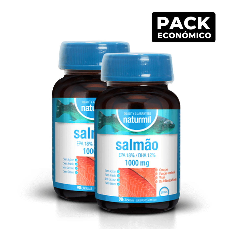 Naturmil Salmão 1000mg Cápsulas 2x90