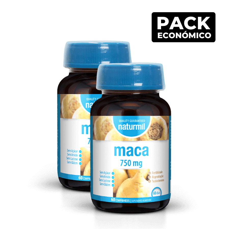 Naturmil Maca 750mg Tablets 2x60