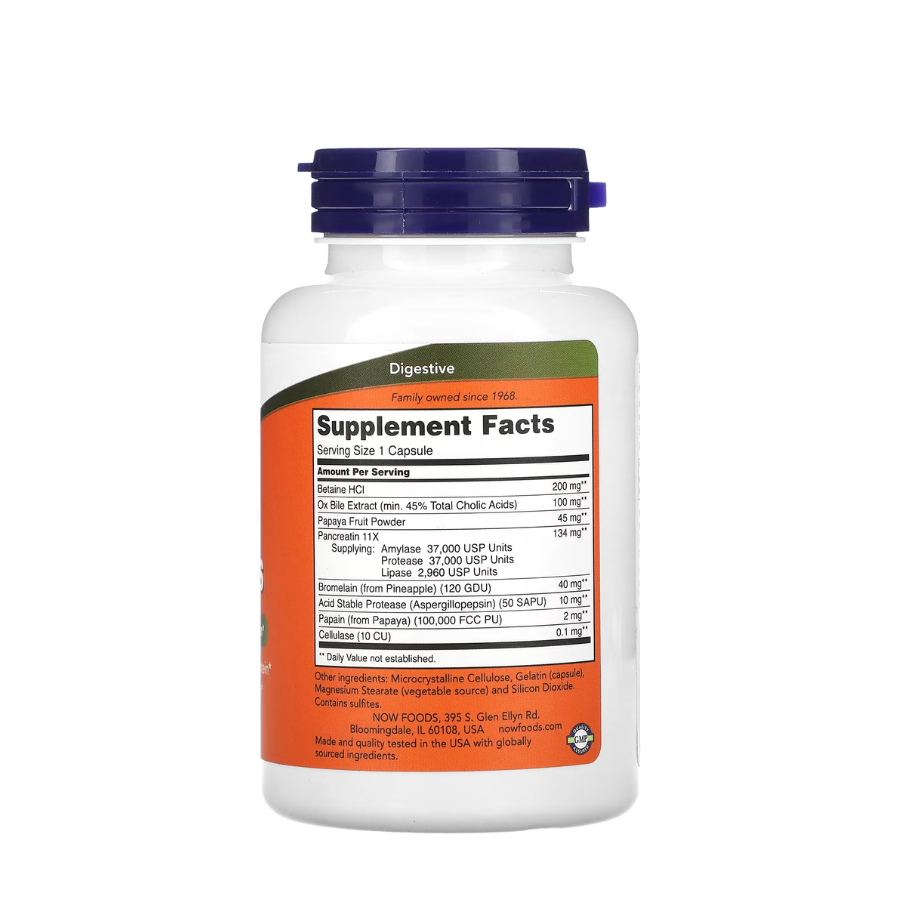 Now Super Enzymes Comprimidos x90