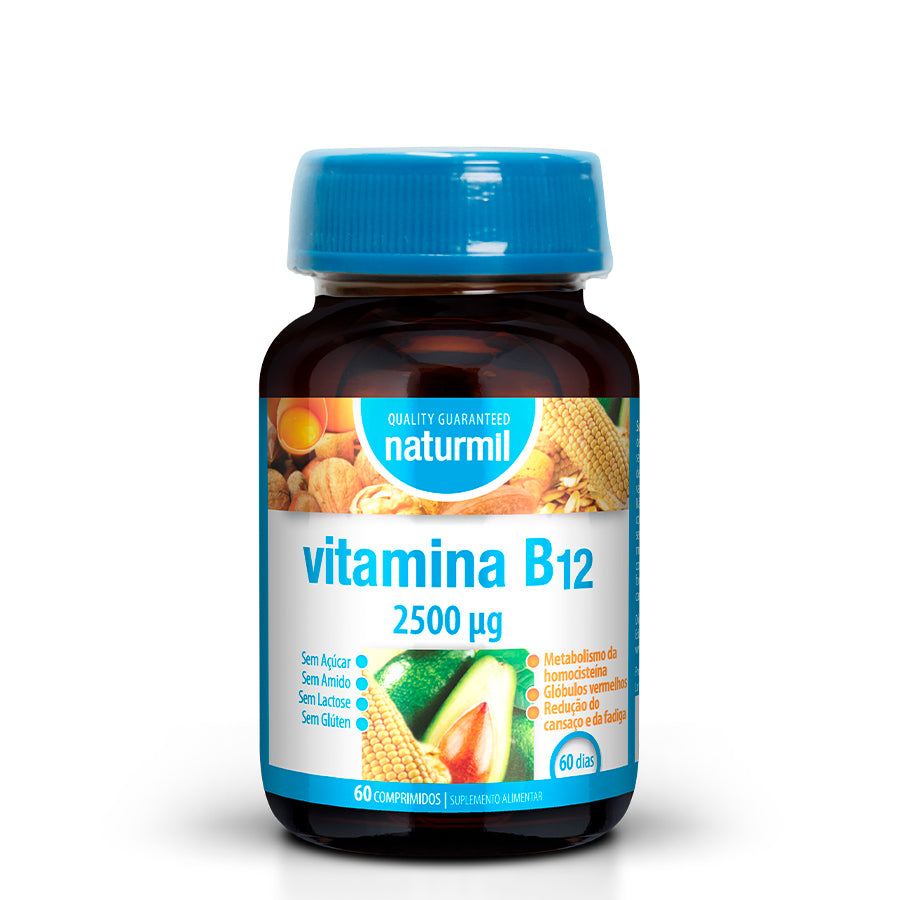Naturmil Vitamina B12 2500 ug Comprimidos x60