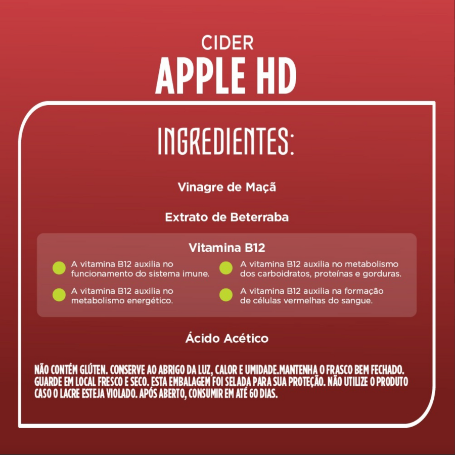 Super Nutrition Apple Cider HD Cápsulas x60