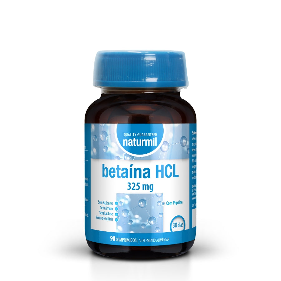 Naturmil Betaína HCl 325mg Comprimidos x90