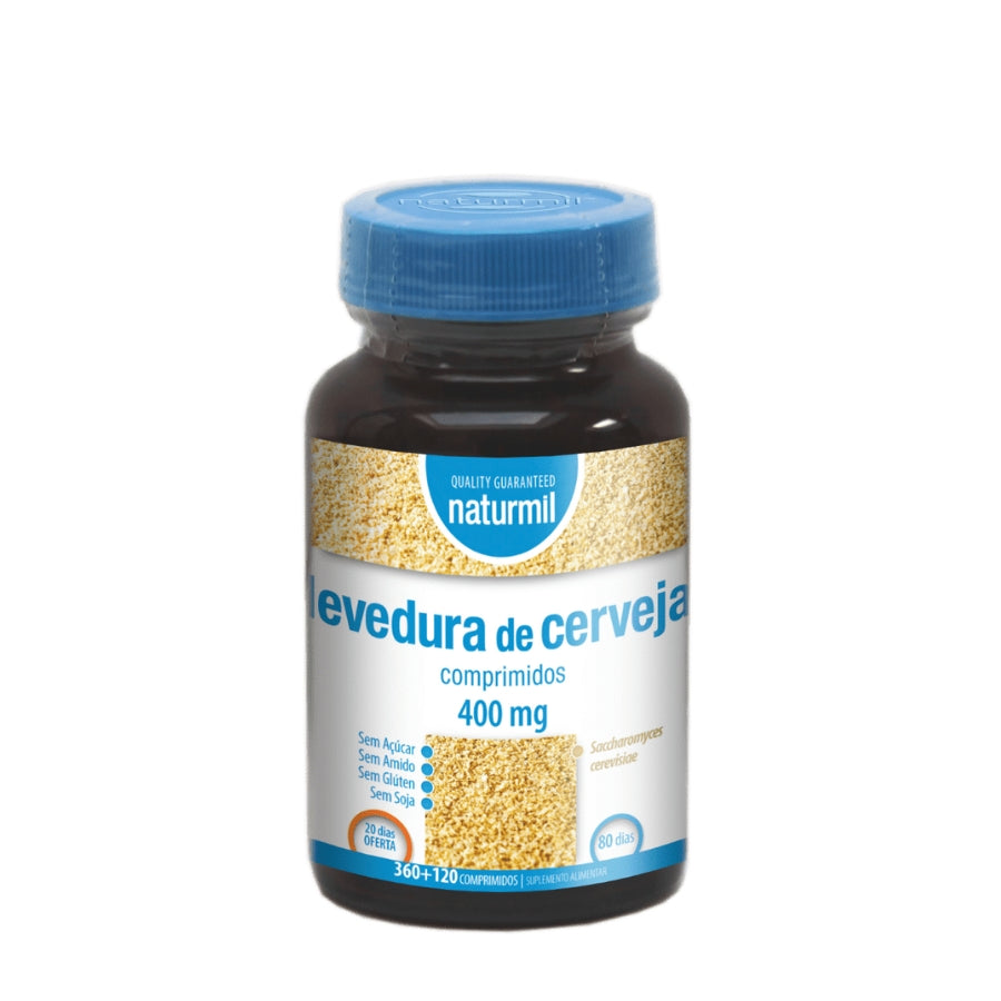 Naturmil Levadura de Cerveza 400mg Comprimidos x480