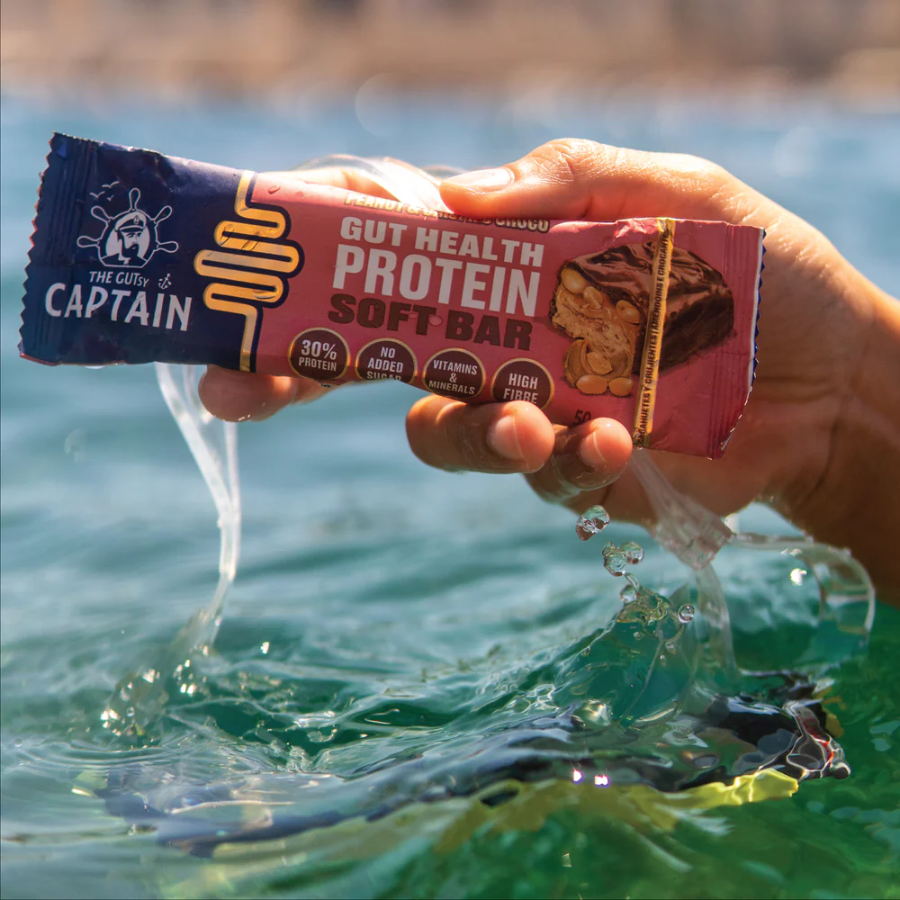 GUTsy Captain Barra Proteína Chocolate & Amendoins 50g