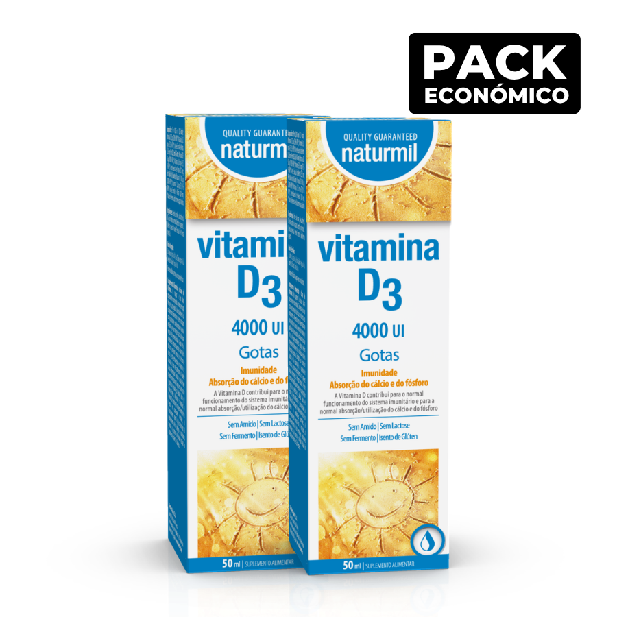 Naturmil Vitamin D3 4000 IU Drops 2x50ml