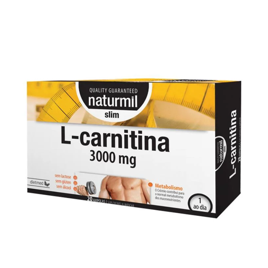 Naturmil Slim L-Carnitina Forte 3000mg Ampollas x20