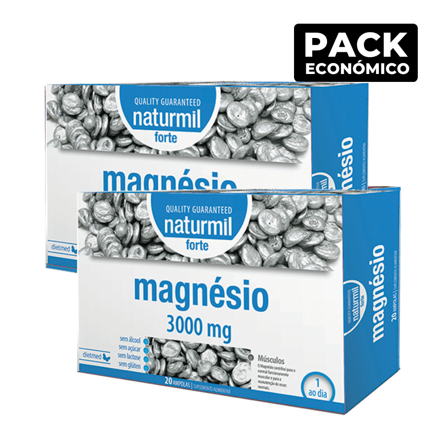 Naturmil Magnesio Forte 3000mg Ampollas 2x20