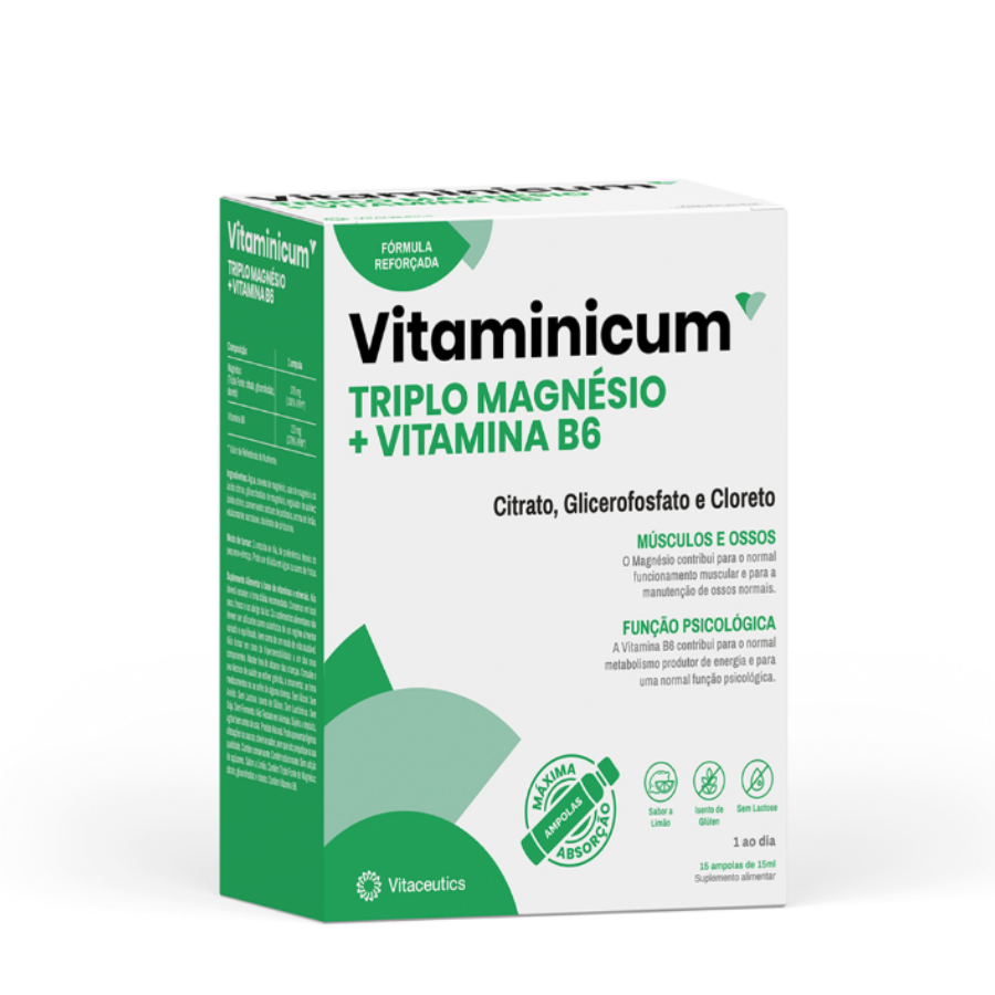 Vitaminicum Triple Magnesium + Vitamin B6 Ampoules x15