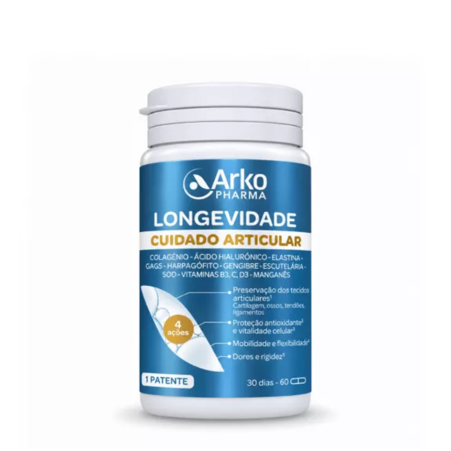 Arkocápsulas Longevidade Cuidado Articular x60 Cápsulas