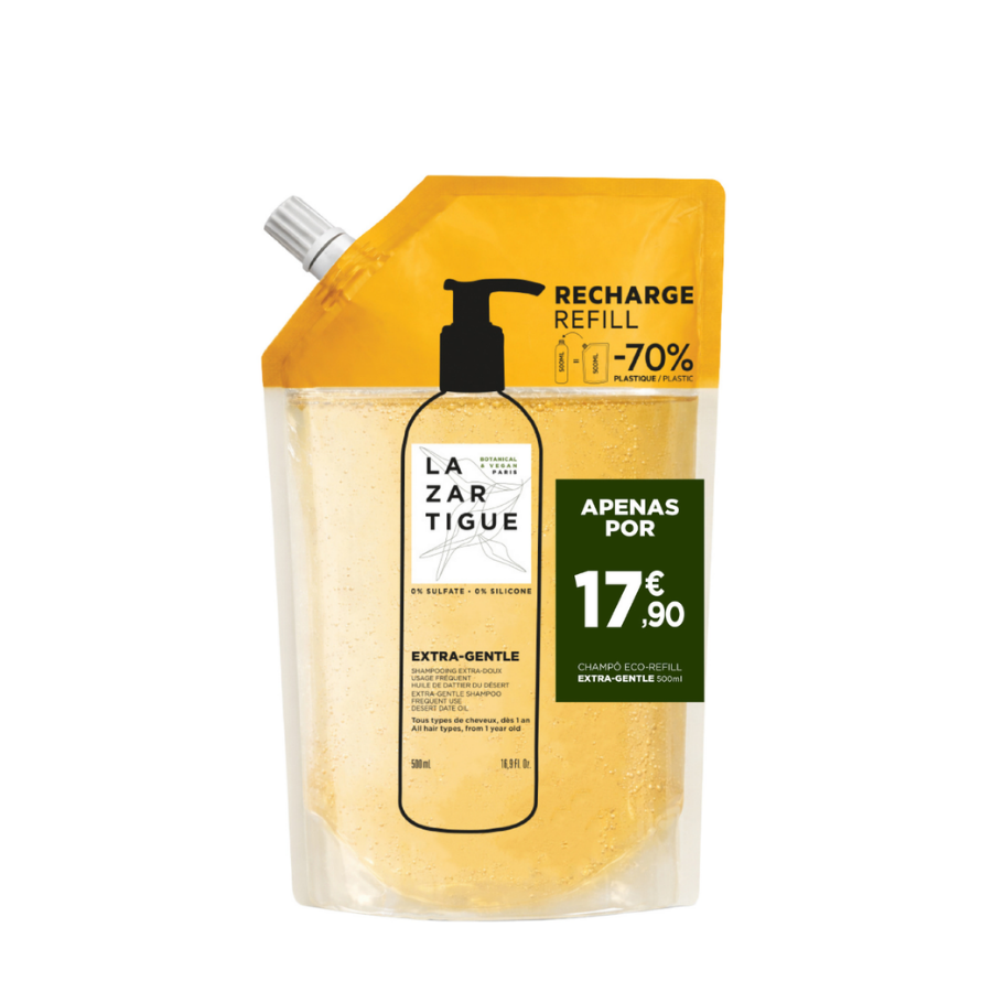 Lazartigue Extra-Gentle Champô Refill 500ml