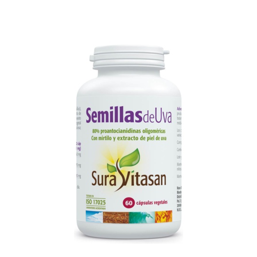 Sura Vitasan Semillas de Uva Cápsulas x60