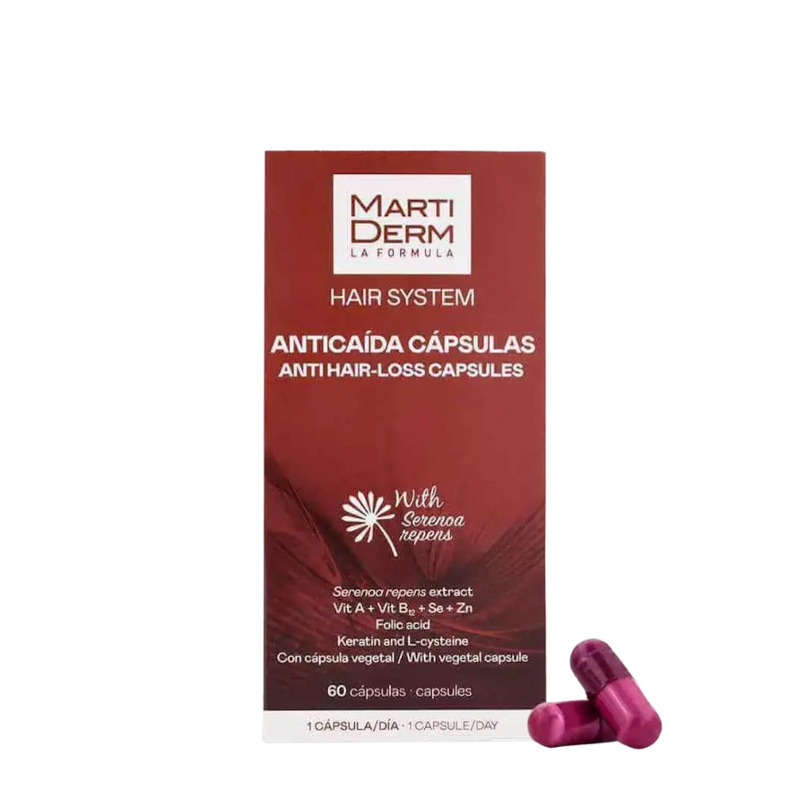 Martiderm Hair System Anti-Hair and Nail Loss Capsules x60