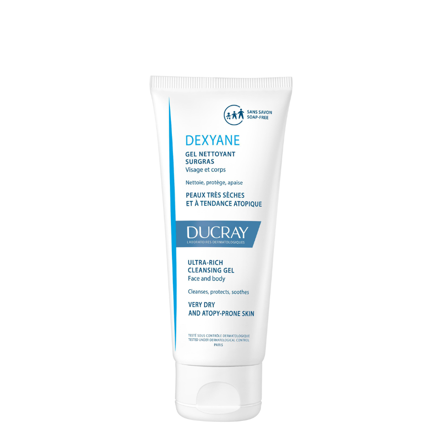 Ducray Dexyane Gel de Limpeza para Rosto e Corpo PS 100ml