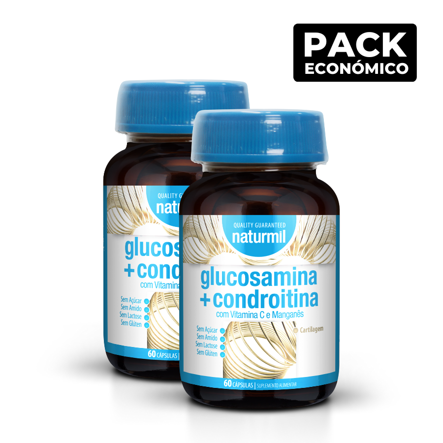 Cápsulas Naturmil de glucosamina y condroitina (2x60)