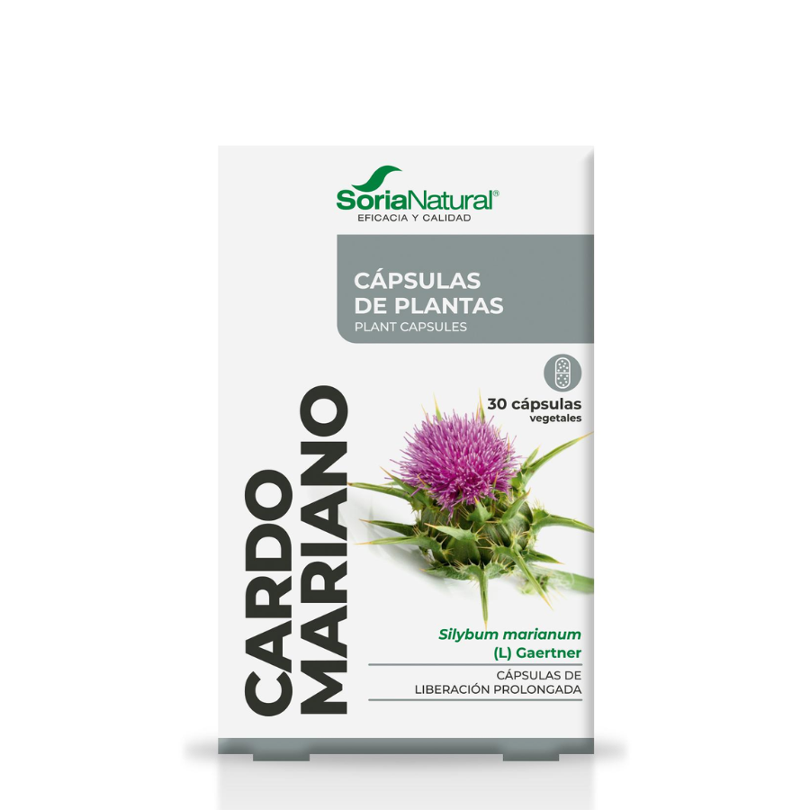 Cápsulas de cardo mariano Soria Natural x30