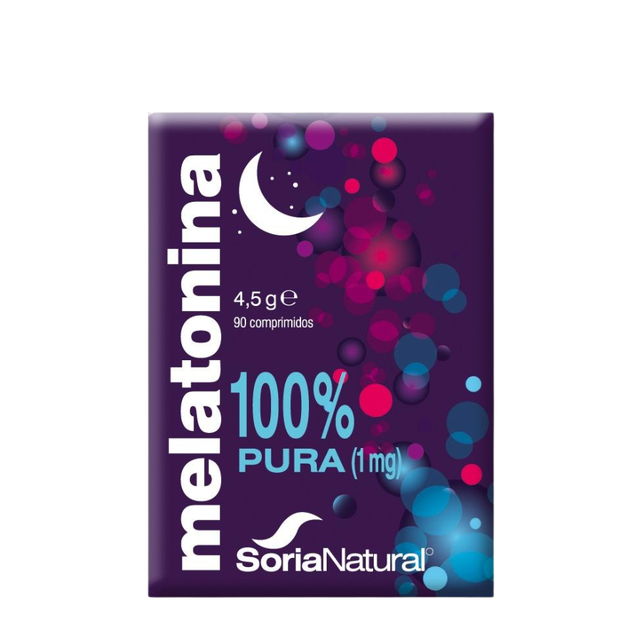 Tabletas de Melatonina 100% Pura Soria Natural x90