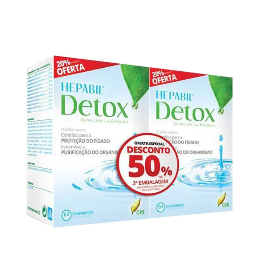Comprimidos desintoxicantes CHI Hepabil 2x60