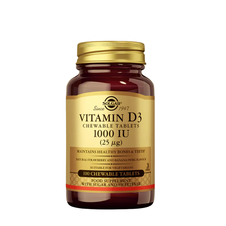 Solgar Vitamina D3 1000 UI 25 mcg x100