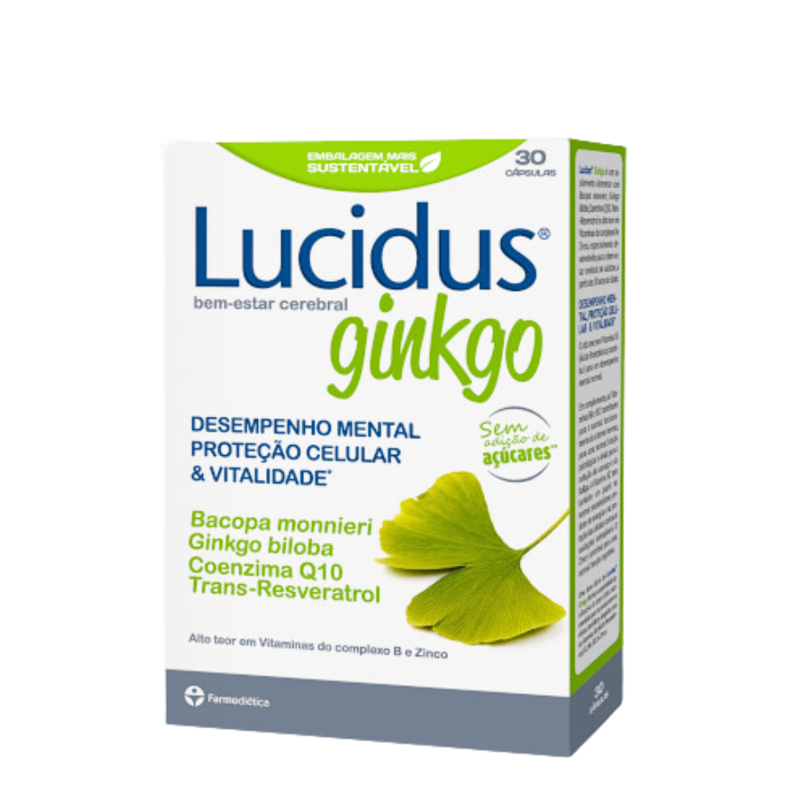 Lucidus Ginkgo Cápsulas x30