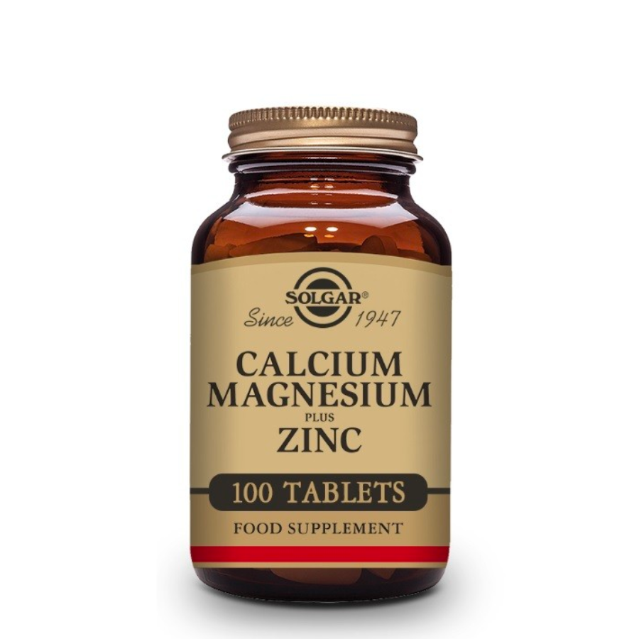 Solgar Calcio Magnesio Plus Zinc Pastillas x100