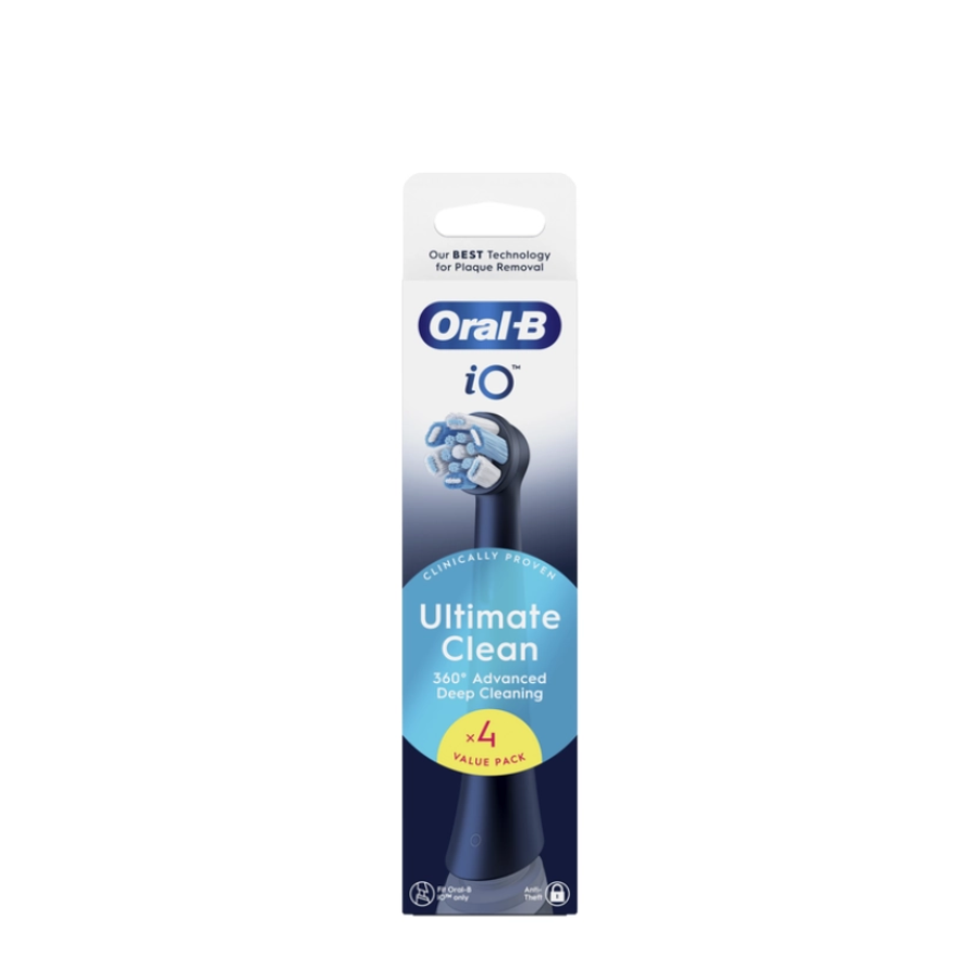 Recambio Oral-B iO Ultimate Clean negro x4