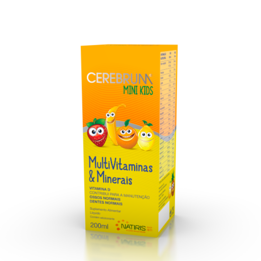 Multivitaminas y minerales para niños Cerebrum Mini 200 ml