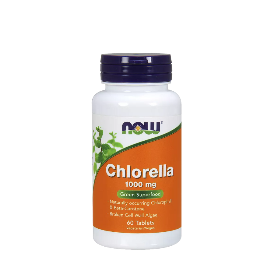 Now Chlorella 1000mg Tablets x60