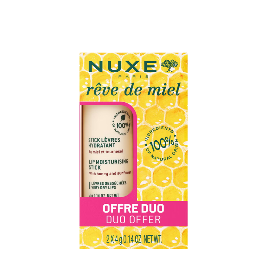 Nuxe Rêve de Miel Dúo Stick Labial Hidratante 2x4ml