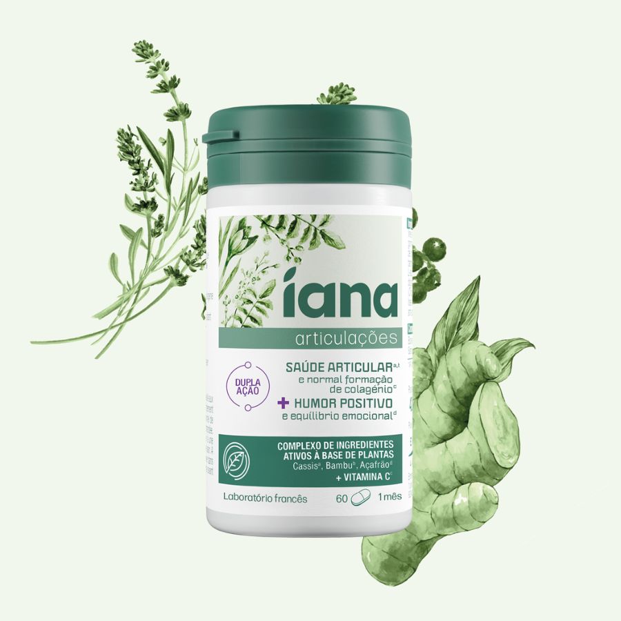 Tabletas Iana para las articulaciones y el estado de ánimo positivo x60