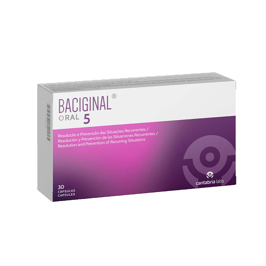 Baciginal Oral 5 Cápsulas x30