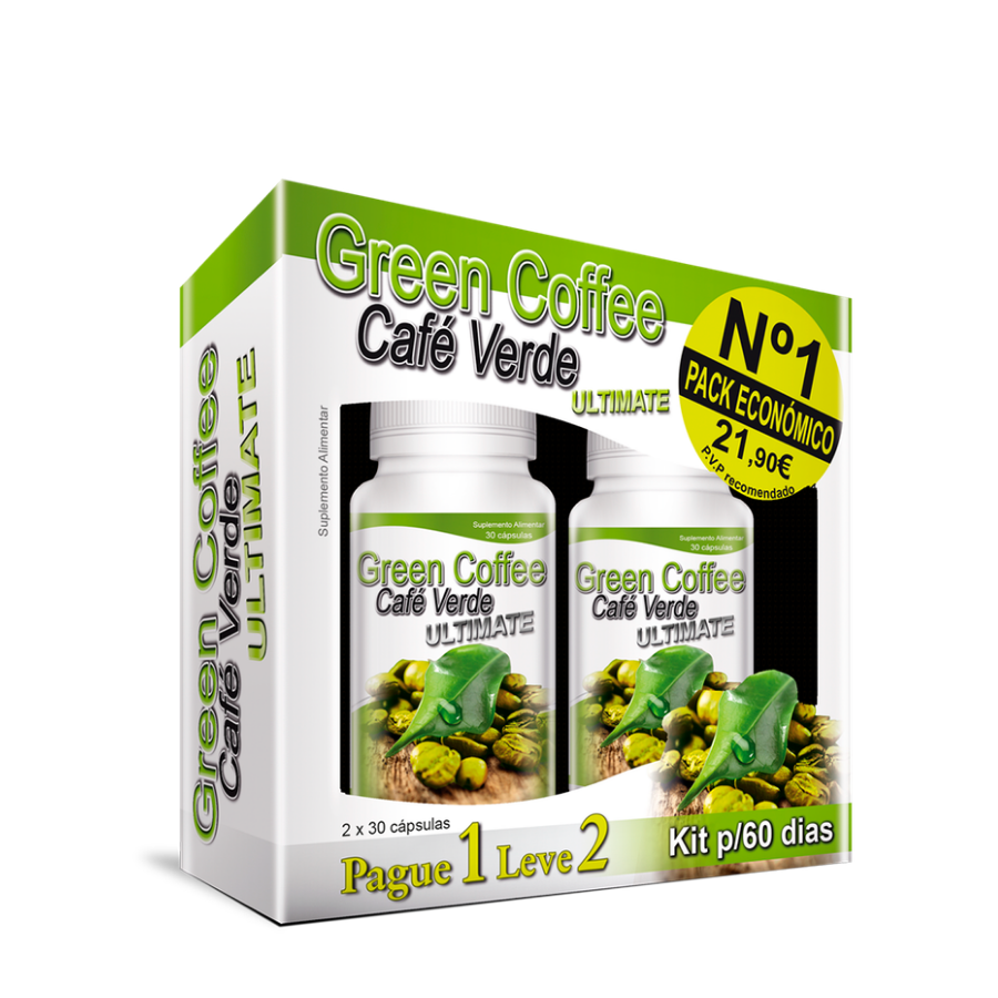 Green Coffee Ultimate Kit Pague 1 Leve 2 Cápsulas 30+30