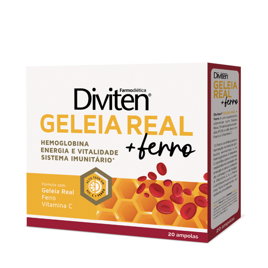 Diviten Jalea Real + Hierro Ampollas x20