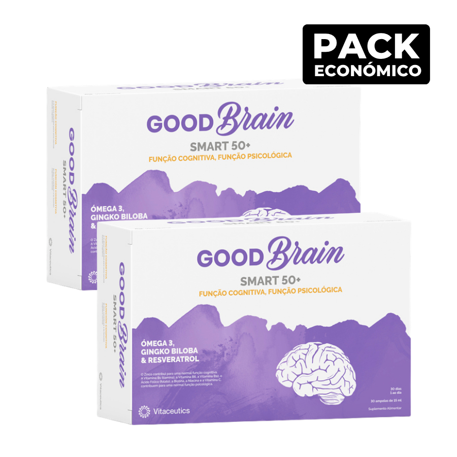 Good Brain Smart 50+ Ampolas 2x30