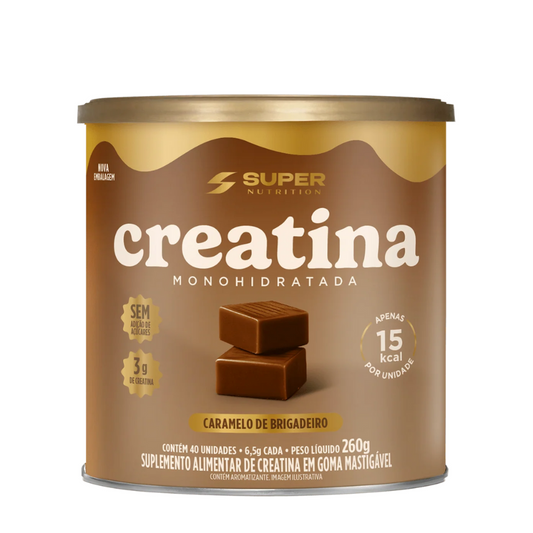 Creatina Super Nutrition sabor caramelo y fudge 260 g