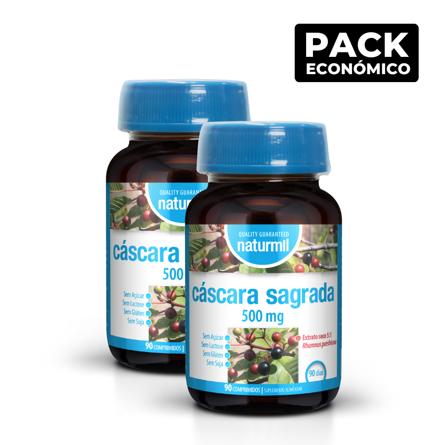 Naturmil Cascara Sagrada 500mg Tablets 2x90