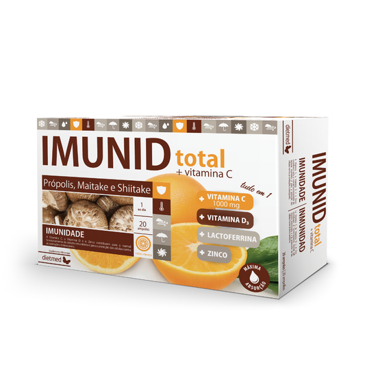 Imunid Total + Vitamina C Ampollas x20