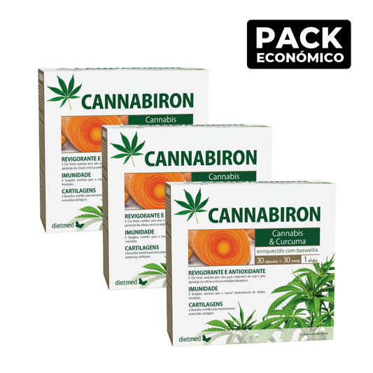 Cannabiron 3x30 Cápsulas + 3x30 Comprimidos