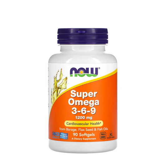 Now Super Omega 3-6-9 Cápsulas x90