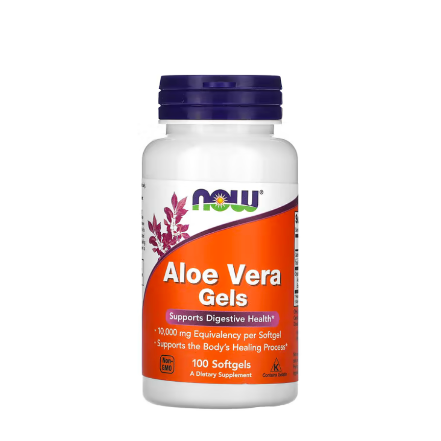 Now Aloe Vera Cápsulas x100