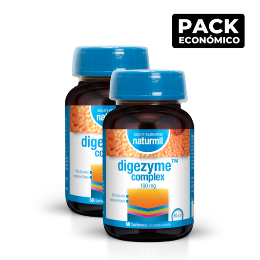 Naturmil Digezyme Complex 160 mg Comprimidos 2x60