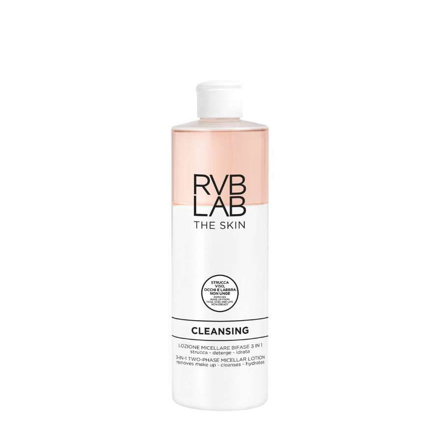 Loción micelar bifásica limpiadora 3 en 1 de RVB LAB 400 ml