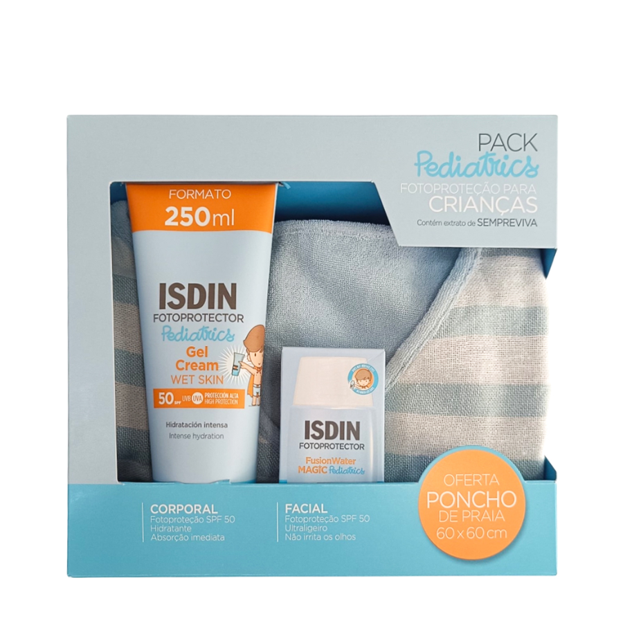 Crema gel Isdin Pediatrics 250 ml + Fusion Water Magic SPF50 50 ml
