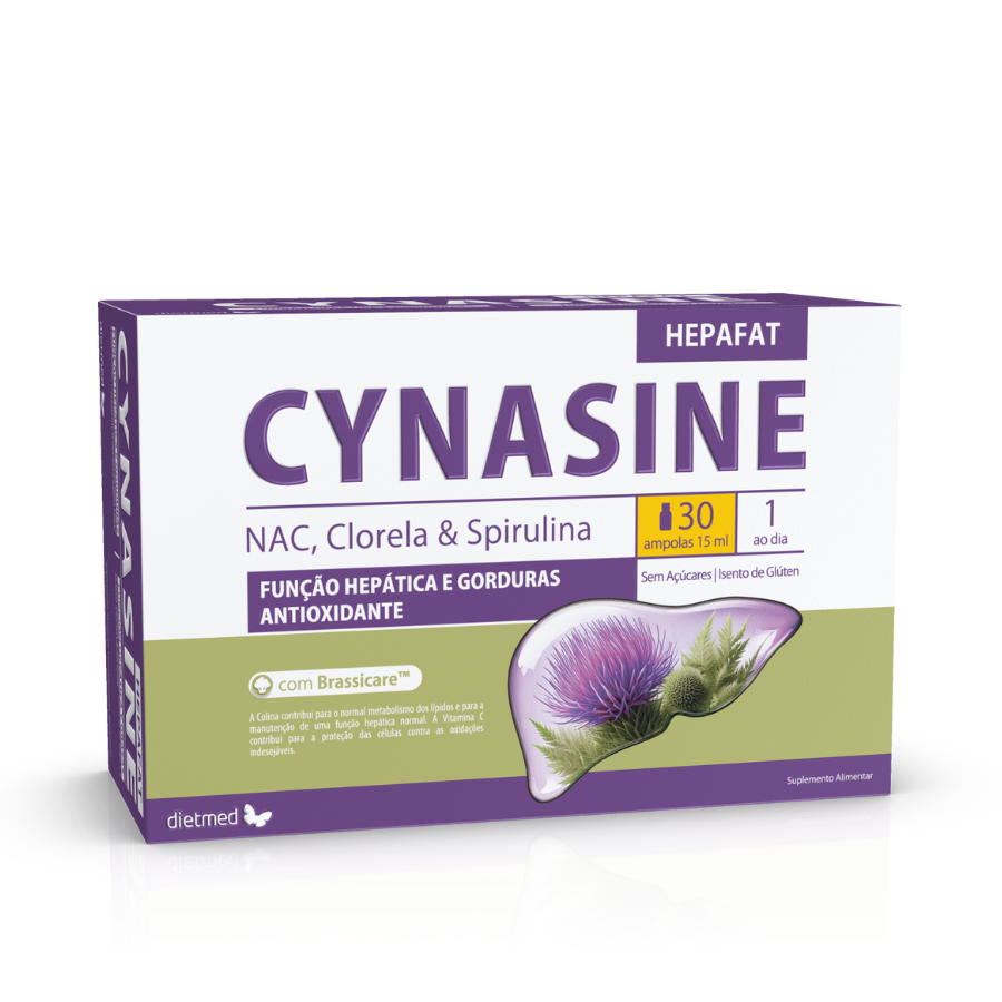 Ampollas de Cynasine Hepafat x30