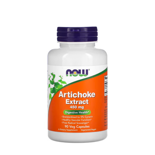 Now Artichoke Extract 450mg Cápsulas x90